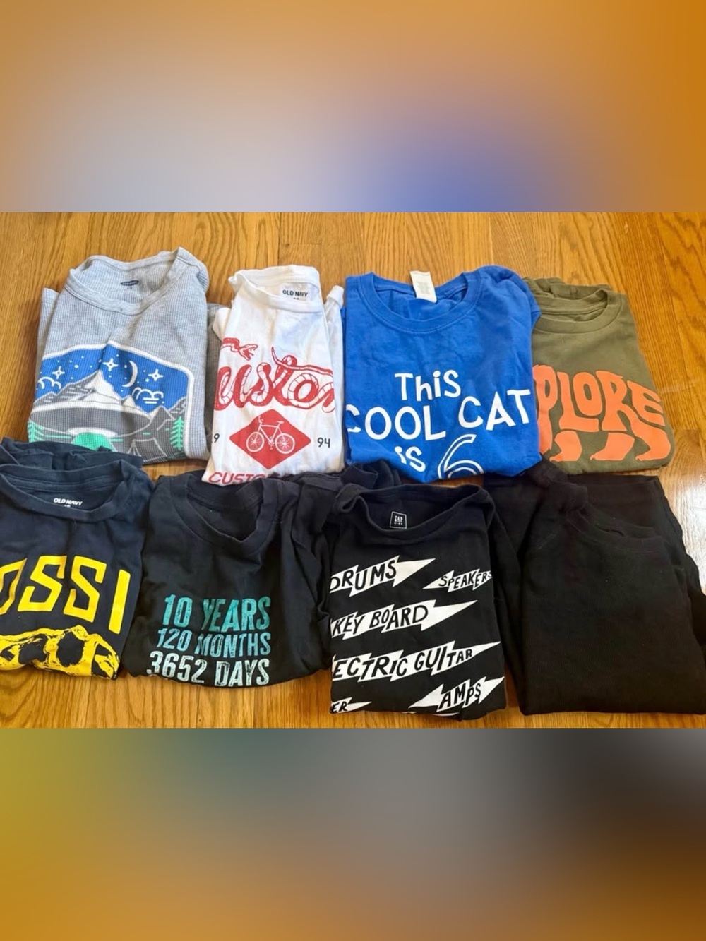 Bundle of Boys Long Sleeve TShirts size 8